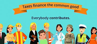Taxes finance the common good picture