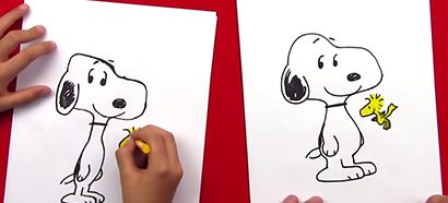 Art Class: How to Draw Snoopy and Woodstock