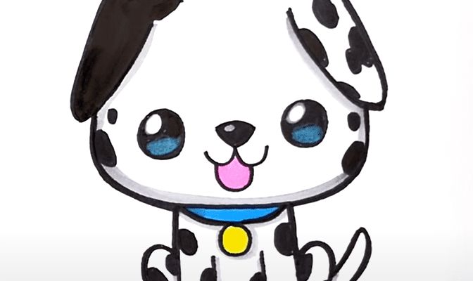 Art Class: How To Draw A Dalmatian Dog