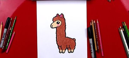 Art Class: How To Draw A Cartoon Llama