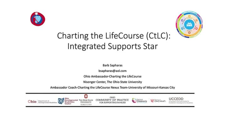 Charting the LifeCourse: Integrated Supports Star – We Thrive Together