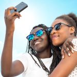 Close,Up,Portrait,Of,Two,Diverse,African,Teen,Girls,Wearing